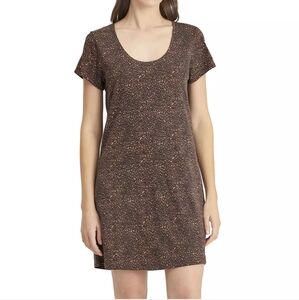 Nwt Social Standard by Sanctuary Women's Scoop Dress Leopard print